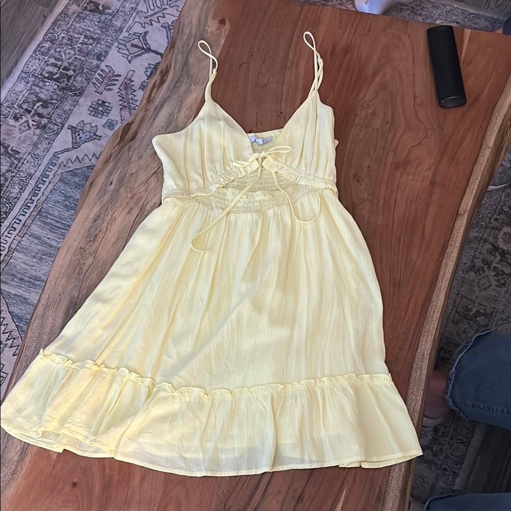 Yellow Strappy Sundress